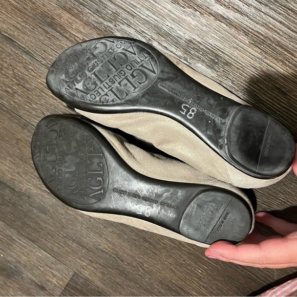 Women’s Attilio Giusti Leombruni Italian Snakeskin Ballet Flats - Picture 5 of 7